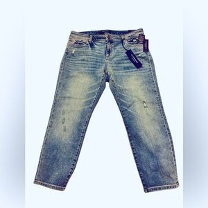 NWT - Liverpool Straight Crop Jeans - Thyme Wash - Size 14W